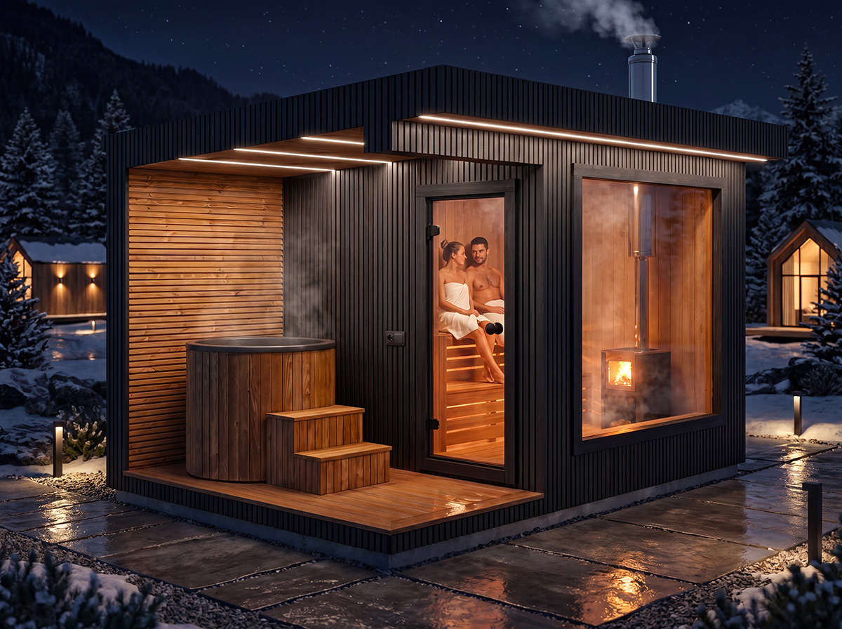 Premium klasės lauko sauna