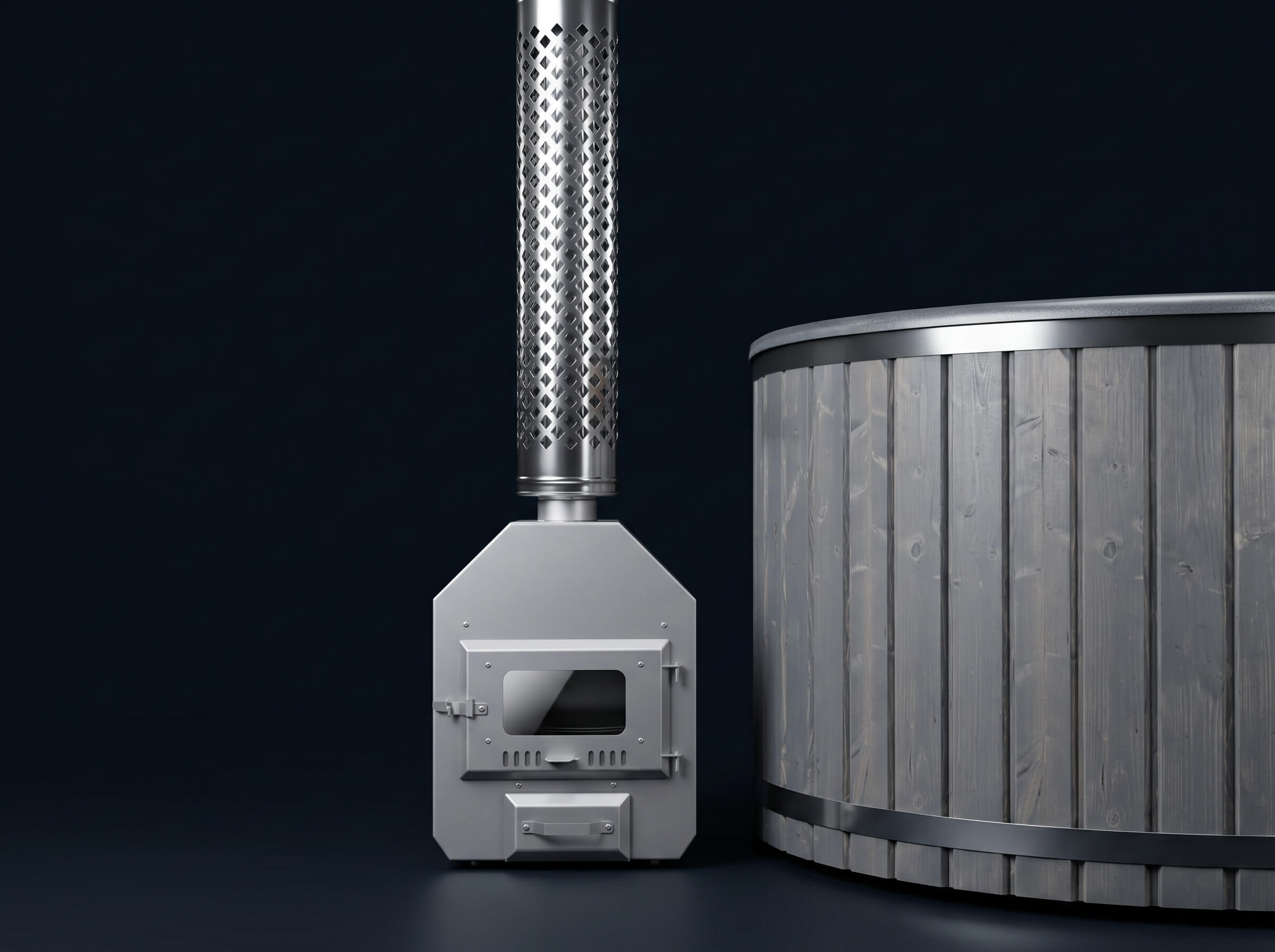 Detail hot tube boiler