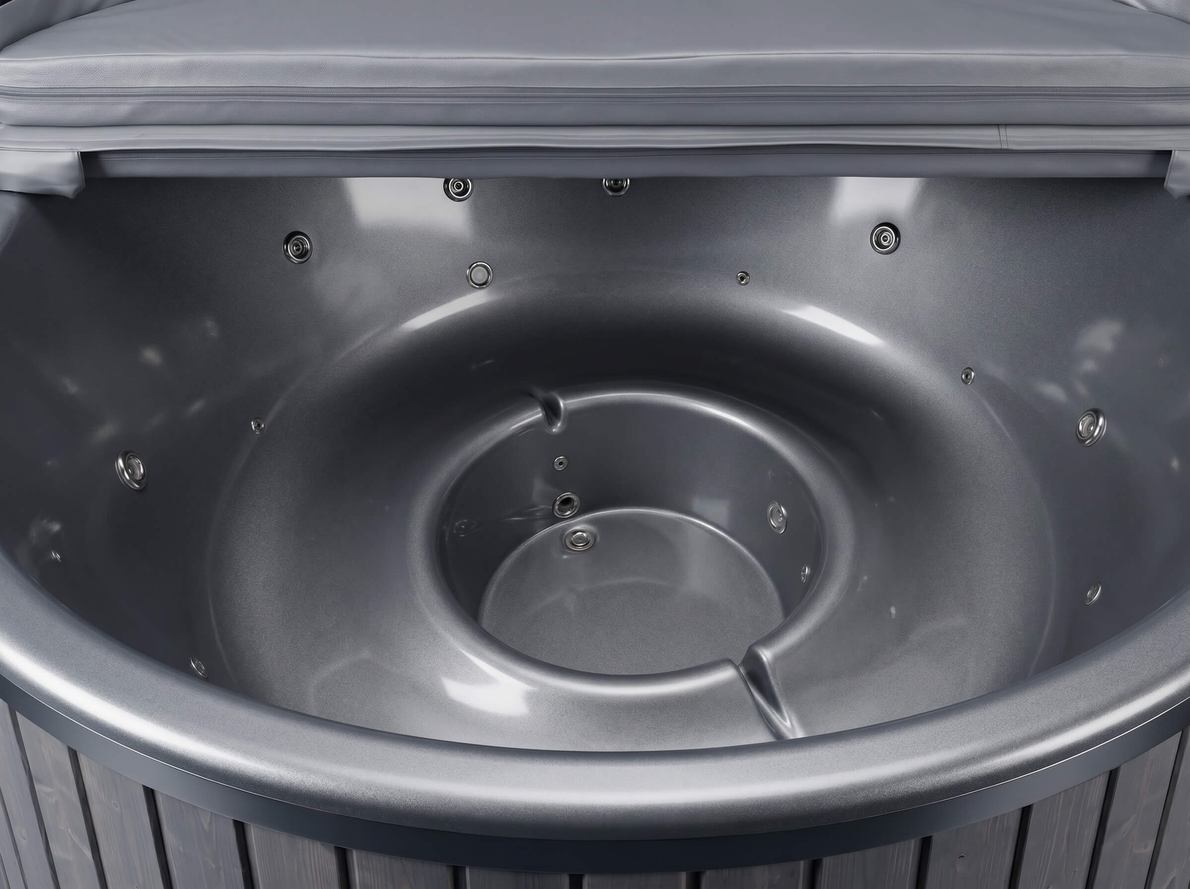 Detail hot tube fiberglass